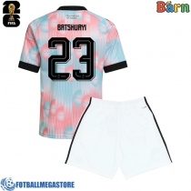 Fotballdrakt Barn Belgia Michy Batshuayi #23 Bortedraktsett VM 2026 Kortermet (+ Korte bukser)